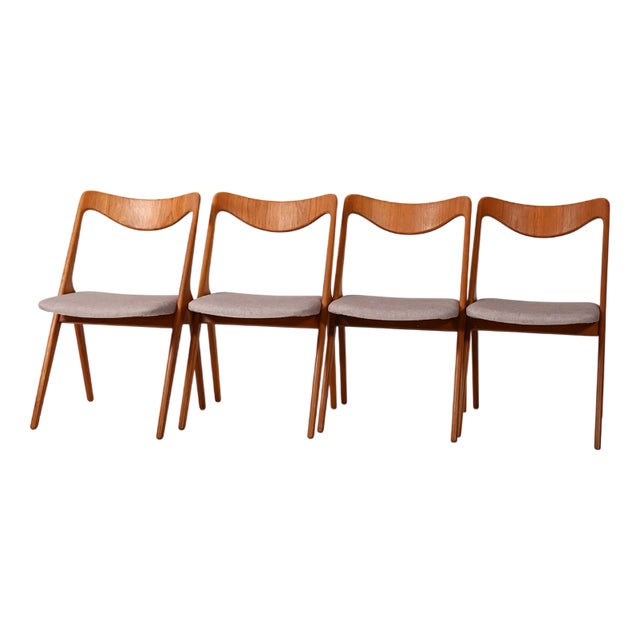 Vintage Storken Dining Chairs, 1920s, Set of 4 For Sale