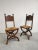 Neo-Renaissance Side Chairs in Oak with Rush Seats, 1890s, Set of 2 For Sale - Image 8 of 16