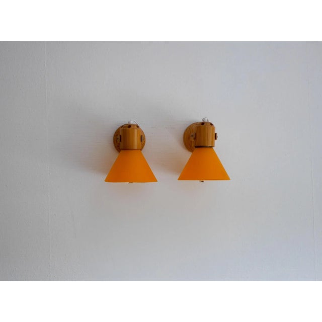 Scandinavian Modern Pine Wall Sconces from Solbacken, Sweden, 1975, Set of 2 For Sale - Image 6 of 9
