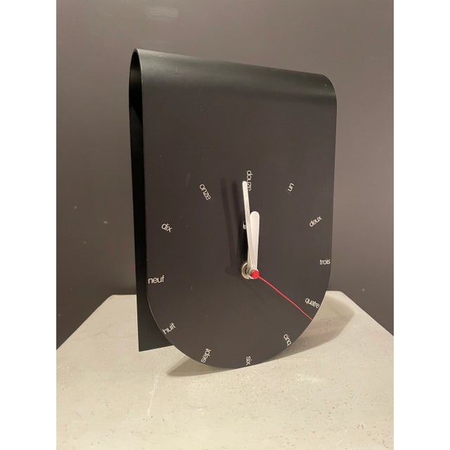 Vintage Table Clock, 1980 For Sale - Image 3 of 8