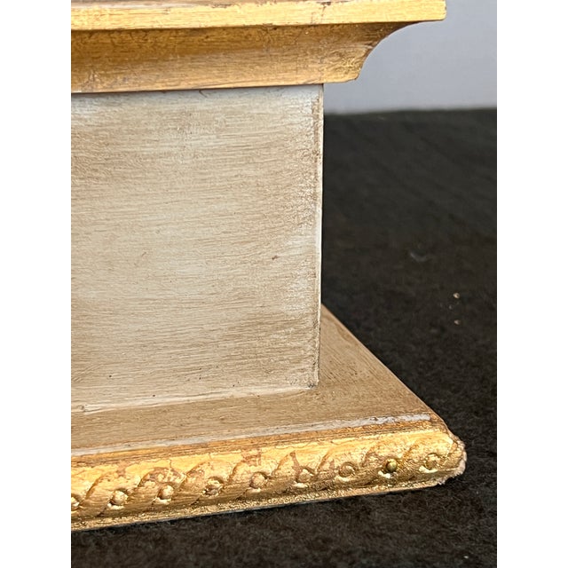 Vintage Italian Grotto Style Seashell & Rock Crystal Topiary on the Gilt Stand For Sale - Image 10 of 12