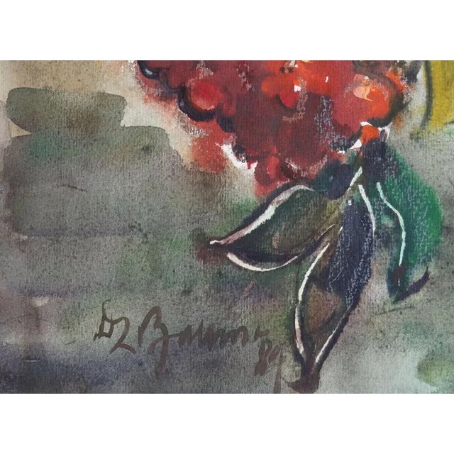 Mountain ash. 1989. Paper, watercolor, 61x70 cm dzidra bauma (1930) dzidra bauma works in watercolor technique. She paint...