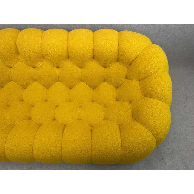 Yellow Three-Seater Bubble Sofa from Roche Bobois For Sale - Image 5 of 18