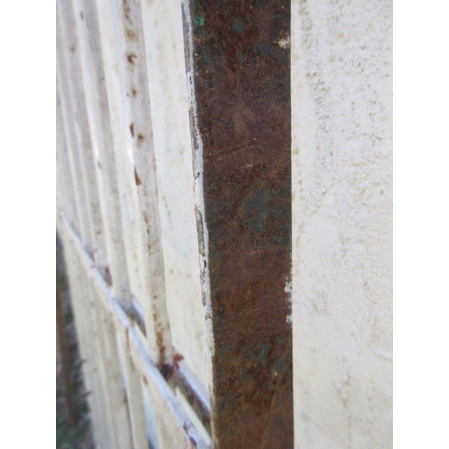 Metal Antique Victorian Iron Gate Architectural Salvage Door For Sale - Image 7 of 7