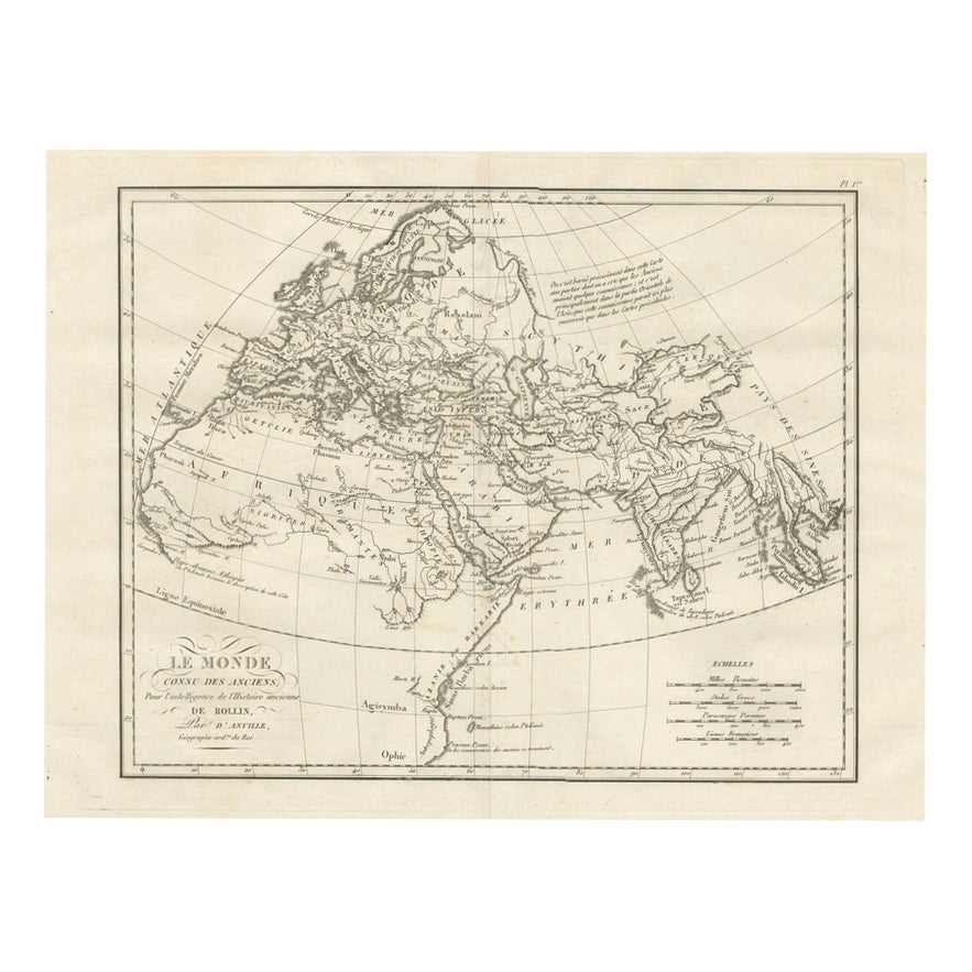 World Known to the Ancients Map by Danville for Rollins Ancient History ...
