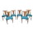 MCM Lawrence Peabody Dining Chair Newly Reupholstered in Leather - Set of 6 For Sale