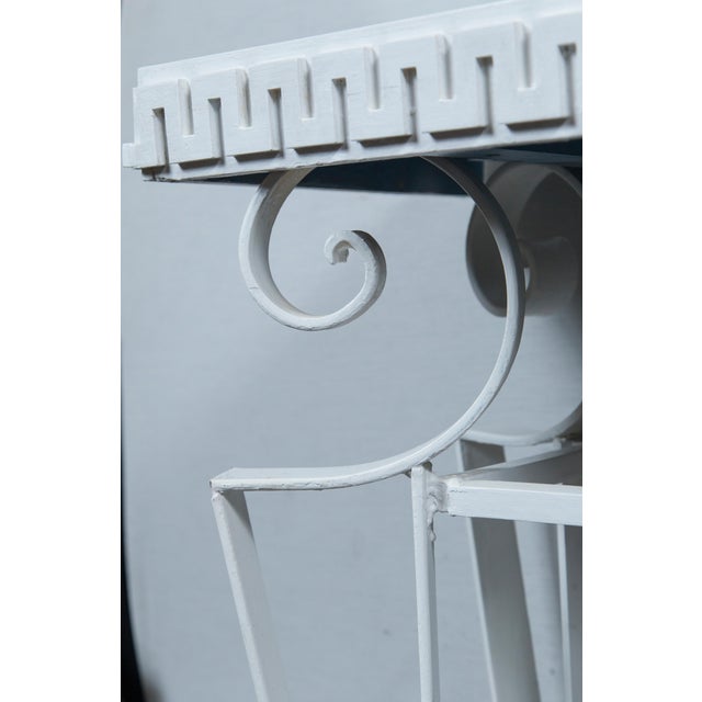 Dorothy Draper Dorothy Draper Style Wrought Iron Console For Sale - Image 4 of 11