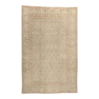 Vintage Turkish Oushak Rug - 09'07 X 14'10 For Sale