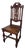 Jacobean Style Gothic Hall Chair, 1890 For Sale