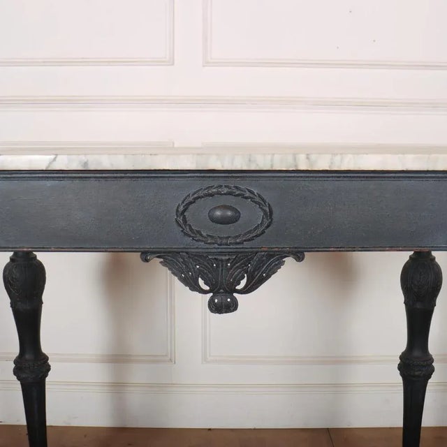 Italian Painted Console Table For Sale - Image 4 of 10
