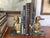 Late 20th century solid brass duck bookends on black and green marble. A heavy and attractive pair. Most items found at...