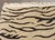 Tibetan Style Tiger Stripes Pattern Wool Carpet, greige ground with black stripes. 9' L x 6' W. Provenance: From a Sutton...