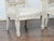 Pair of French 1920s Painted Armchairs with Carved Details and Linen Upholstery For Sale In Atlanta - Image 6 of 11