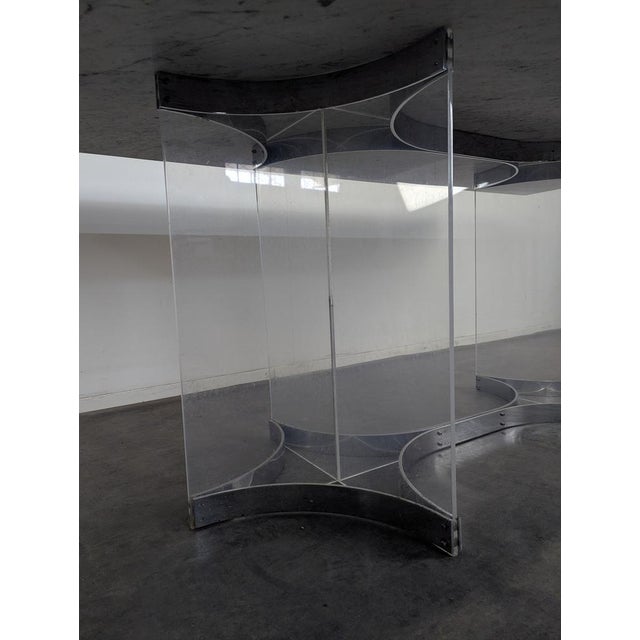 Stone Large Table with Marble Top by Alessandro Albrizzi For Sale - Image 7 of 9
