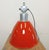 Large Industrial Red Painted Factory Lamp from Elektrosvit, 1960s For Sale - Image 10 of 16