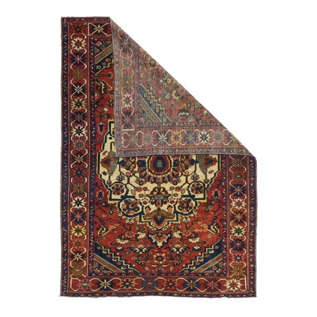 Traditional Antique Malayer Rug 4'7'' x 6'9'' For Sale - Image 3 of 10