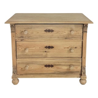 Antique English Pine Chest of Drawers For Sale
