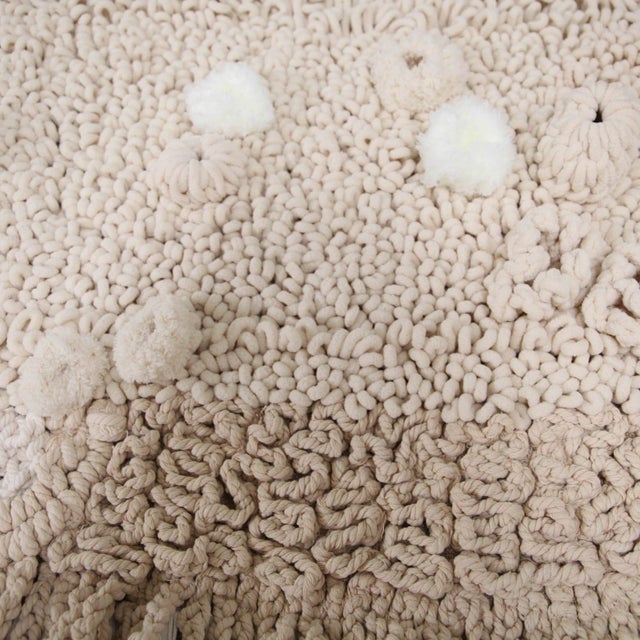 A very large horizontal tapestry combining different textiles and embroidery techniques for a spectacular result. A high-...