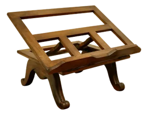 French Lutrin Cherrywood Music Stand, 1880s