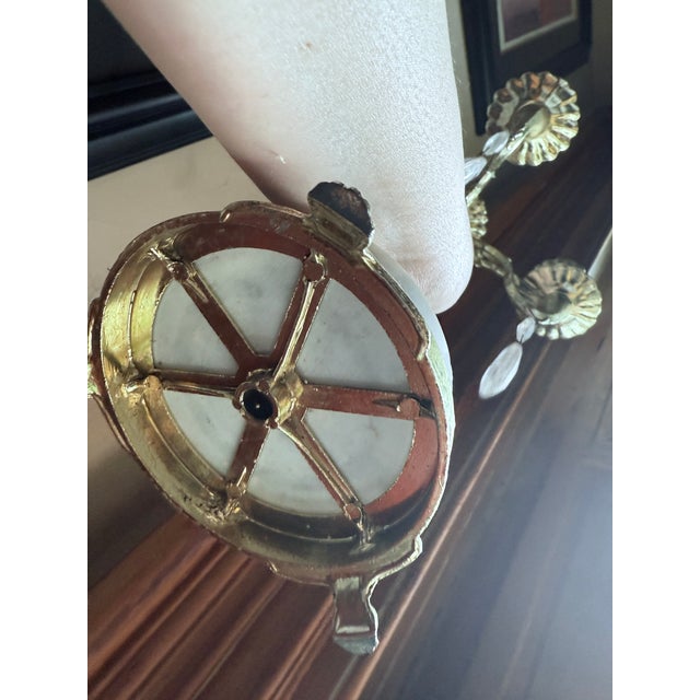 Vintage Mid-Century 5 Arm Rococo Style Candelabra, Circa 1950s For Sale - Image 14 of 14