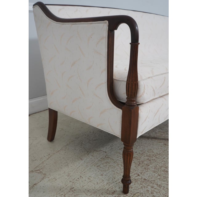 Traditional Ethan Allen Georgian Court Upholstered Sofa For Sale - Image 3 of 18