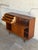 1960s Vintage Danish Modern Teak Secretary Sideboard Cabinet With Drop Front Bar 1960s For Sale - Image 5 of 10