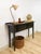Nichols and Stone Solid Black Wood Console Two Drawers Modern Transitional For Sale - Image 9 of 16