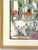Yellow Original Signed and Framed Watercolor Painting 'Afternoon Cabernet' by Lorraine Schellinger C1990's For Sale - Image 8 of 15