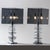 1970s Acrylic Glass Lamps with Steel Bases, 1970s, Set of 2 For Sale - Image 5 of 12