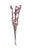Mid-Century Modern 4 Mid Century Pink Glass Cherry Blossom Flower Arrangement Stems 19" For Sale - Image 3 of 8