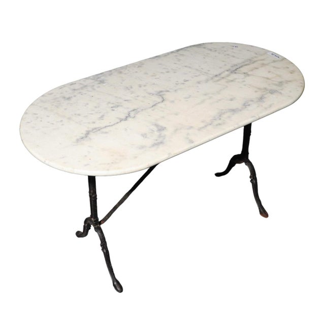 Early 20th Century French Antique Marble Top Bistro Table Chairish