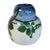 Vintage Hand-Painted Floral Art Pottery Petite Vase With Crazed Glaze For Sale In Los Angeles - Image 6 of 16