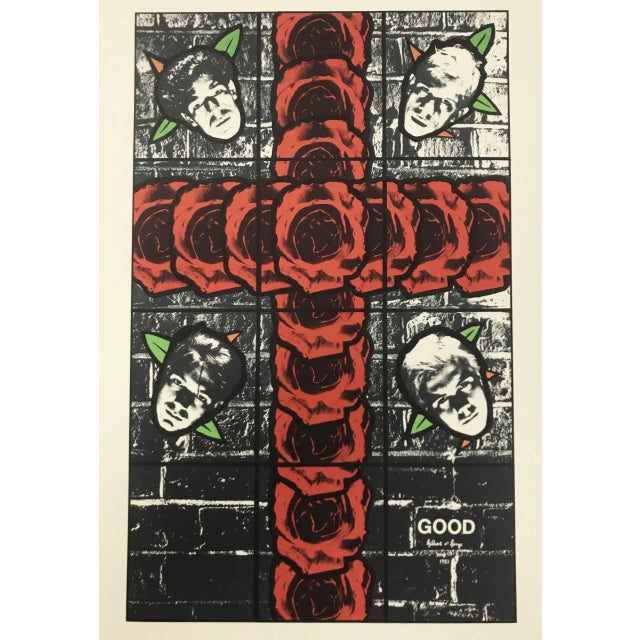 Artist: Georges & Gilbert Country: France Title: Untitled N4-4 Medium: Original Lithograph not signed Printed: 1988 by...