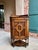 Antique English Tiger Oak Corner Cabinet Barley Twist Jacobean Arts & Crafts For Sale - Image 4 of 18