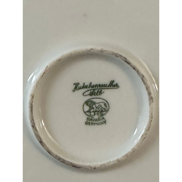 Hutschenreuther China Early 20th Century Hutschenreuther Selb Bavaria Germany Artist Stulham Signed Rose Charger Plate For Sale - Image 4 of 6
