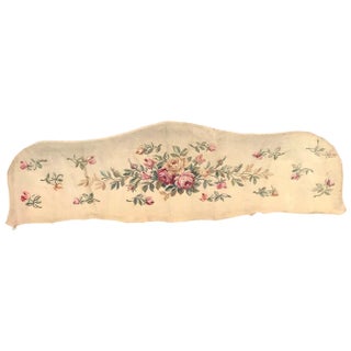 Vintage Aubusson Bed Tapestry For Sale