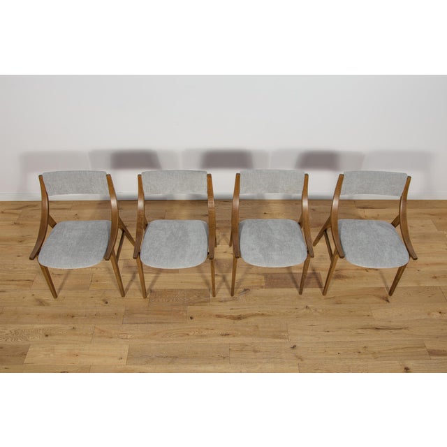 Ski Jumper Chairs from Zamojska, Poland, 1960s, Set of 4 For Sale - Image 4 of 18