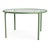 Brown Jordan Kantan Aluminum 48" Round Dining Table in Bay Leaf For Sale