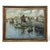Antique Framed Oil Painting on Canvas by Rene Clarot (1882-1972) For Sale - Image 17 of 17