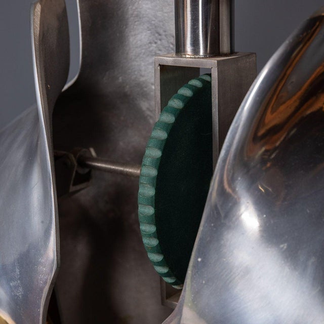 Polished Metal Torso Valet Stand, Circa 1980 For Sale - Image 4 of 18