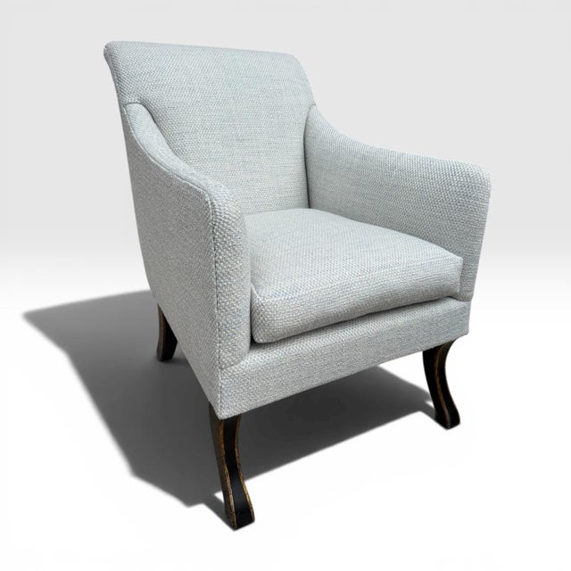 Contemporary Rose Tarlow Regency Sabreleg Armchair For Sale - Image 3 of 8