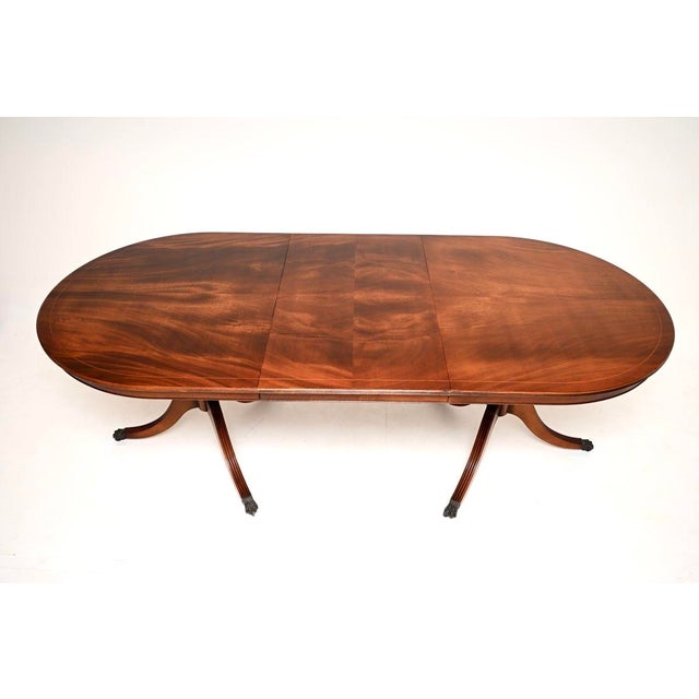 1950s Antique Regency Extending Dining Table, 1950 For Sale - Image 5 of 11