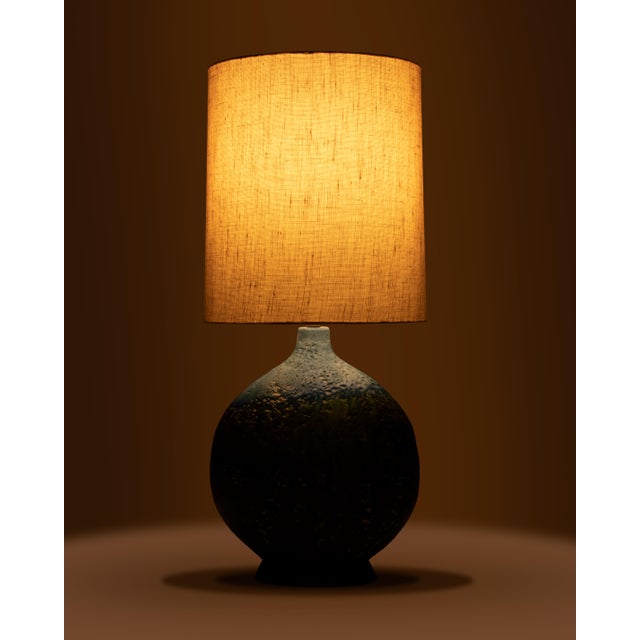 Mid-Century Modern Large Vintage Mid Century Table Lamp by Marcello Fantoni for Raymor, Italy For Sale - Image 3 of 9