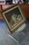 Beautiful vintage Italian still life painting on wood panel, presented in an impressive antique decorative frame. This...