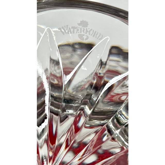 Waterford Crystal 1990s Beautiful Waterford Crystal Clarendon Ruby Red Decanter For Sale - Image 4 of 8