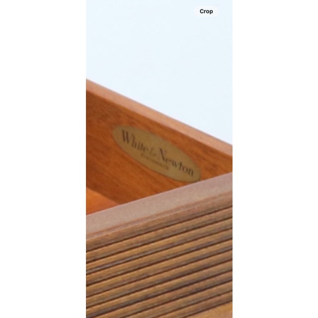 Mid Century Modern Vintage Dresser Chest of Drawers Tall Boy by White and Newton Danish Style For Sale - Image 12 of 12