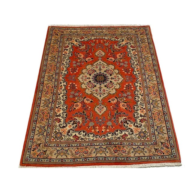 1950s Vintage Bidjar Rug, 1950s For Sale - Image 5 of 12