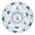 Chinese Blue & White Floral Plate, C. 1850 For Sale