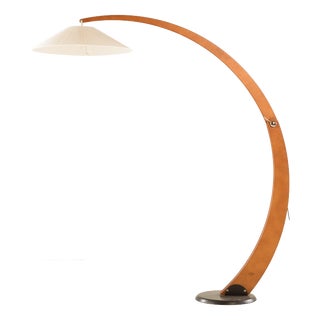 Italian Adjustable Arc Floor Lamp by Novecento, 1980s For Sale