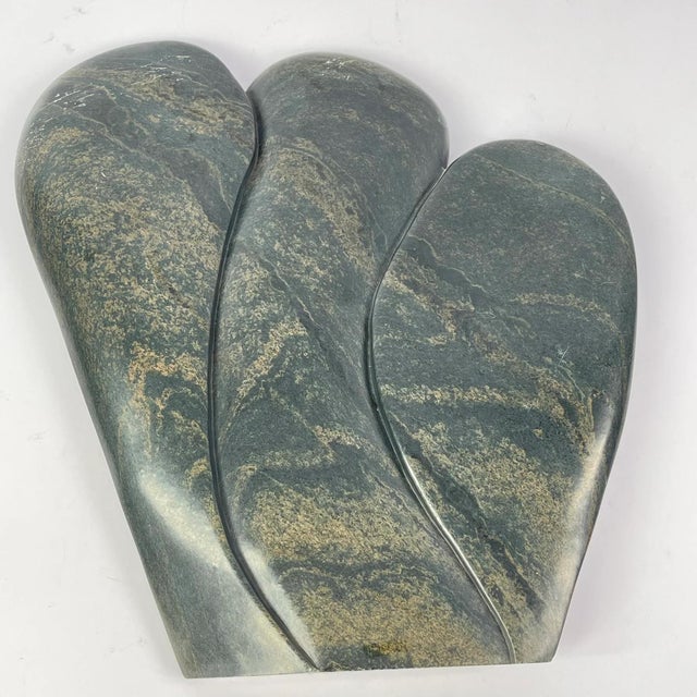 Dark Gray Early 20th Century Owl Sculpture Serpentine Stone by Gift Muza MATTER COLLECTION For Sale - Image 8 of 10